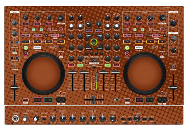 Denon DJ MC 6000 MK2 Skin Gradienter Brown